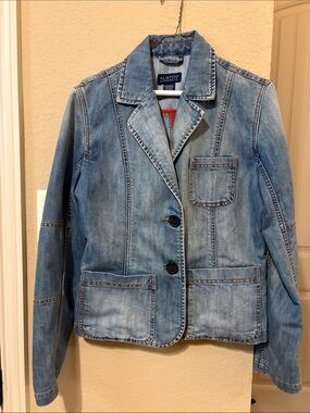 Austin Clothing Co. Light Blue Denim Blazer Jacket